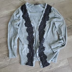 Express lace cardigan.